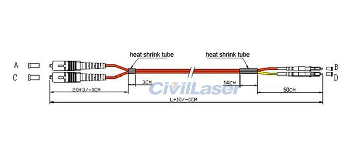 Mode Conversion Fiber Patch Cord Singal Mode Multimode Switching Cord